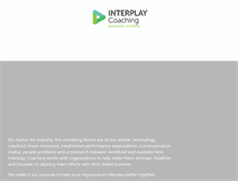 Tablet Screenshot of interplaycoaching.com